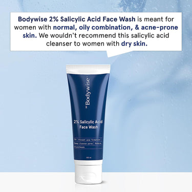 Be Bodywise Snail 96 Mucin Serum 100ml & 2% Salicylic Acid Face Wash 100ml | Prevents Acne and Deep Cleanses Pores | Soothes, Hydrates & Moisturises Skin | Allantoin, 96% Snail Mucin